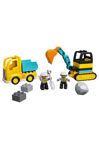 Le camion et la pelleteuse LEGO® DUPLO® - 20 pièces - Dès 2 ans