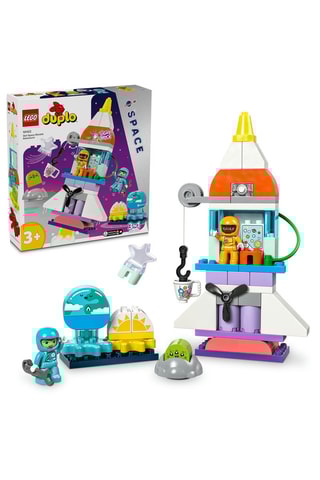 L'aventure en navette spatiale 3-en-1 LEGO® DUPLO® - 58 pièces - Dès 3 ans