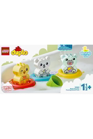 Jouet de bain : le train flottant des animaux LEGO® DUPLO® - 14 pièces - Dès 18 mois