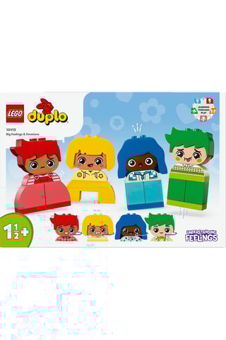 Fortes émotions et grands sentiments Mes 1ers pas LEGO® DUPLO® - 23 pièces - Dès 18 mois