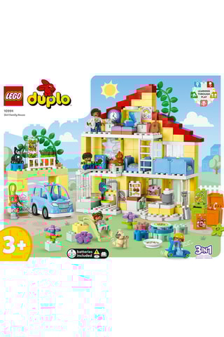 La maison familiale 3-en-1 LEGO® DUPLO® - 218 pièces - Dès 3 ans