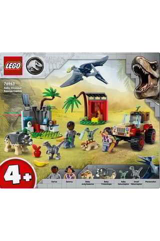 Le centre de sauvetage des bébés dinosaures Jurassic World™ LEGO® - 139 pièces - Dès 4 ans