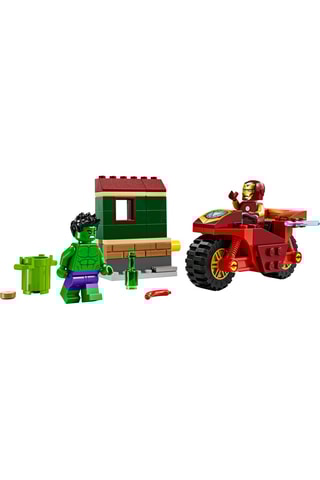 Iron Man avec une moto et Hulk Avengers Marvel Super Heroes™ LEGO® - 68 pièces - Dès 4 ans