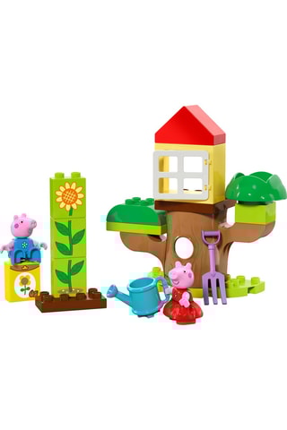 Le jardin et la cabane dans l’arbre de Peppa et Georges Peppa Pig LEGO® DUPLO® - 20 pièces - Dès 2 ans