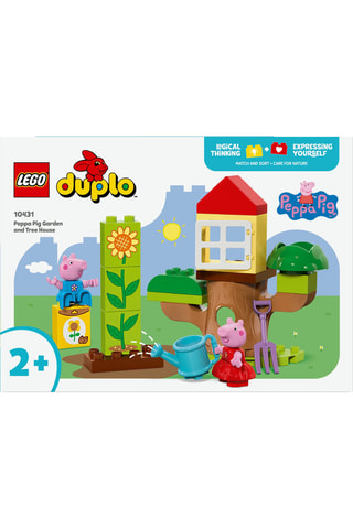 Le jardin et la cabane dans l’arbre de Peppa et Georges Peppa Pig LEGO® DUPLO® - 20 pièces - Dès 2 ans