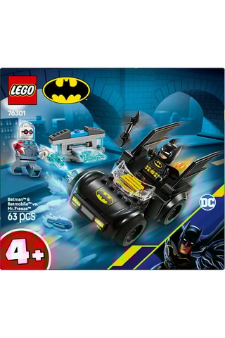 Batman™ et la Batmobile™ contre Mr. Freeze™ La Ligue des Justiciers DC Comics Super Heroes™ LEGO® - 63 pièces - Dès 4 ans