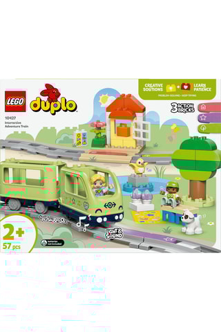Le train d’aventures interactif LEGO® DUPLO® - 57 pièces - Dès 2 ans