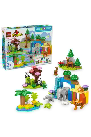 Familles d’animaux sauvages 3-en-1 LEGO® DUPLO® - 92 pièces - Dès 2 ans