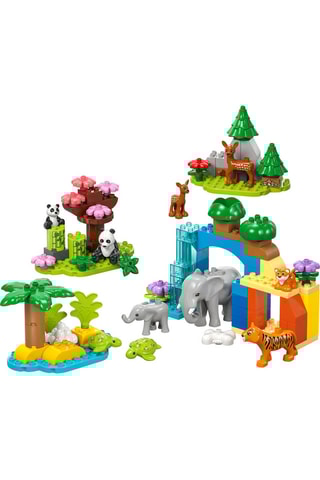 Familles d’animaux sauvages 3-en-1 LEGO® DUPLO® - 92 pièces - Dès 2 ans