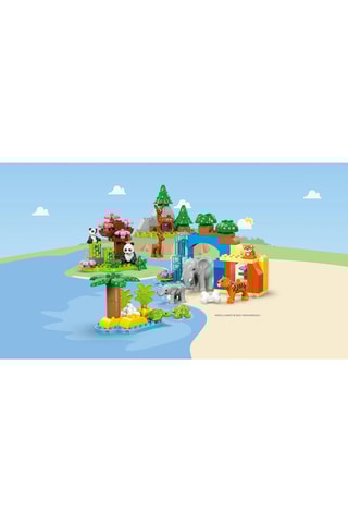 Familles d’animaux sauvages 3-en-1 LEGO® DUPLO® - 92 pièces - Dès 2 ans