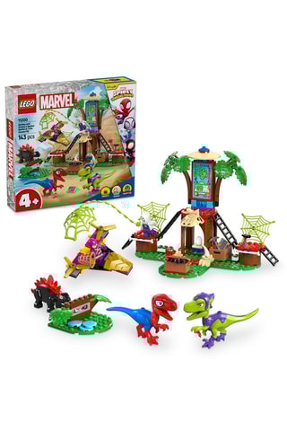 Spidey contre le raptor de Gobby à la cabane dans l’arbre Spidey et ses amis extraordinaires Marvel - 143 pièces - Dès 4 ans