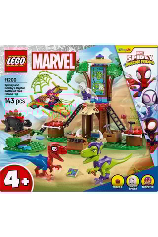Spidey contre le raptor de Gobby à la cabane dans l’arbre Spidey et ses amis extraordinaires Marvel - 143 pièces - Dès 4 ans
