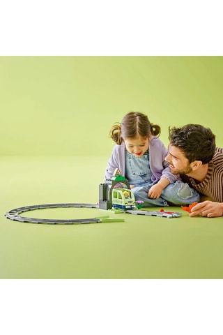 Set d'extension : Les rails et le tunnel du train LEGO® DUPLO® - 20 pièces - Dès 2 ans