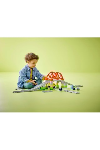 Set d'extension : Les rails et le pont du train LEGO® DUPLO® - 42 pièces - Dès 2 ans