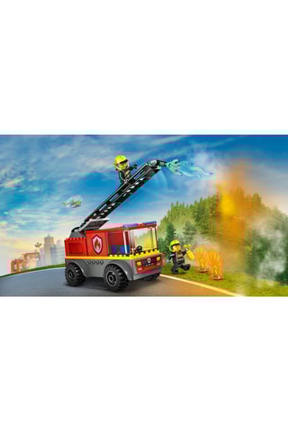 Camion de pompiers avec échelle LEGO® - 82 pièces - Dès 4 ans