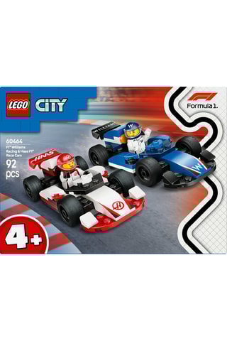 Voitures de course de F1® Williams Racing et Haas F1® LEGO® - 92 pièces - Dès 4 ans