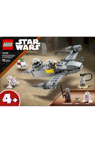 Le chasseur N-1 de Mando et Grogu The Mandalorian Star Wars™ LEGO® - 92 pièces - Dès 4 ans