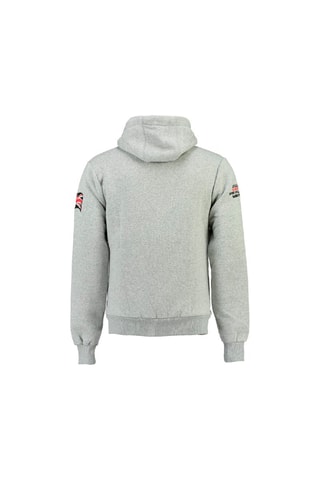 Sweat à capuche Fusain - Gris chiné - Geographical Norway