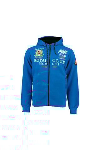 Sweat à capuche Fusain - Bleu - Geographical Norway