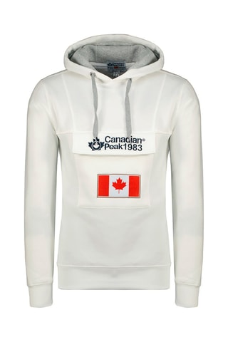 Sweat à capuche - Blanc - Canadian Peak
