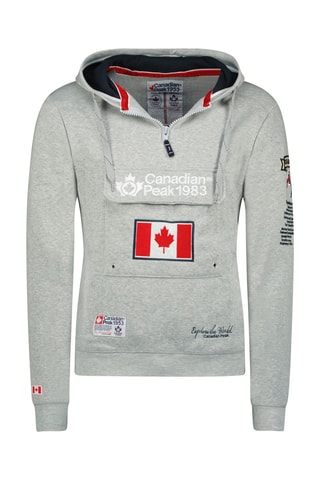 Sweat à capuche - Gris chiné - Canadian Peak