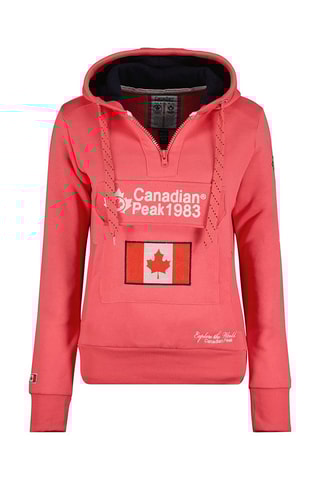 Sweat à capuche - Corail - Canadian Peak