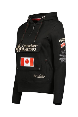 Sweat à capuche Gyrelle - Noir - Canadian Peak