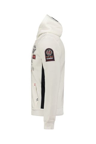 Sweat à capuche - Blanc - Geographical Norway
