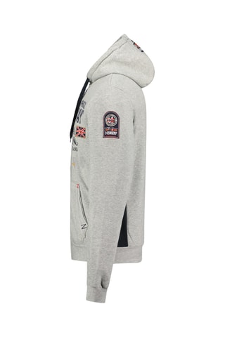 Sweat à capuche - Gris clair - Geographical Norway