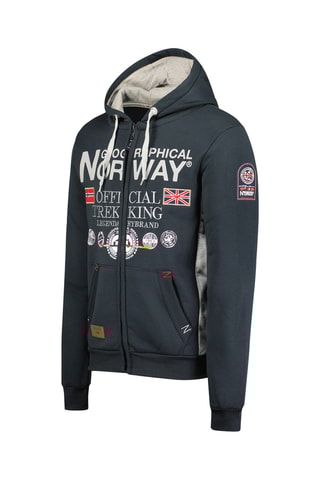 Sweat à capuche - Bleu marine - Geographical Norway