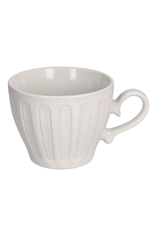 6 Grote Aardewerk Kommen Madrid Camille Crema - 47 cl