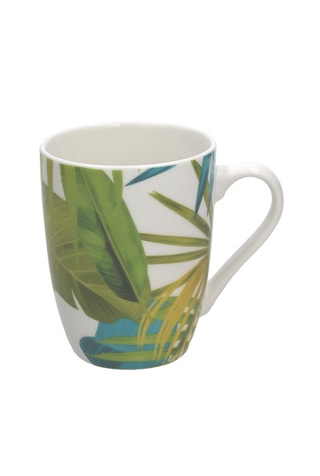 6 Porseleinen Mokken Metropol Jungle Mood - 33 cl