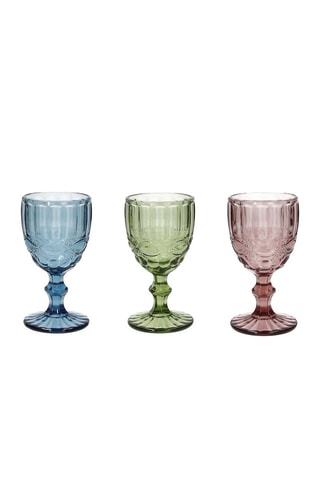 3 Glazen met Voet Madame 26 cl