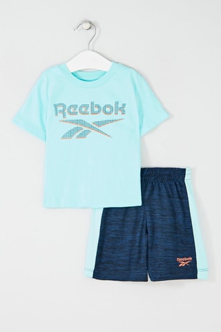 T-shirt et short - Turquoise et bleu foncé