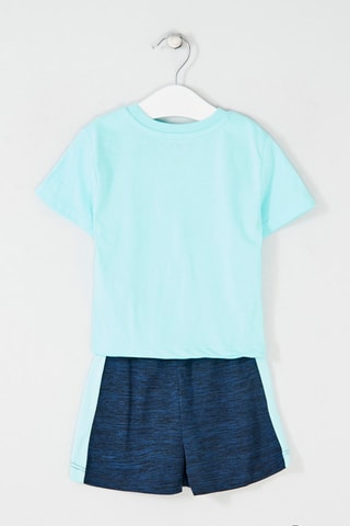 T-shirt et short - Turquoise et bleu foncé