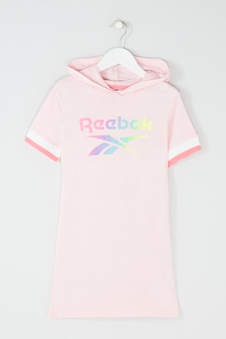 Robe sweat à capuche - Rose