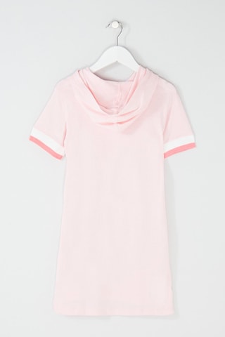 Robe sweat à capuche - Rose