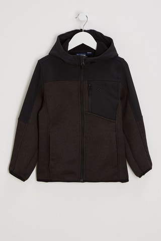 Blouson - Marron et noir