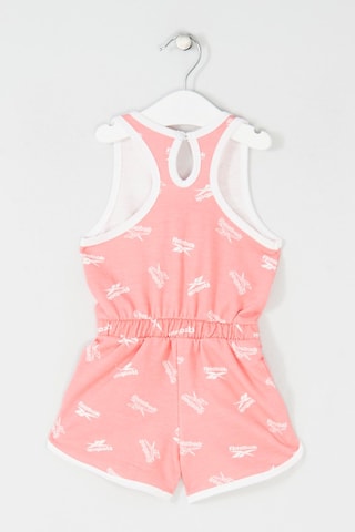 Combishort - Rose et blanc