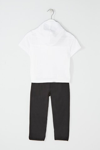 T-shirt sans manches et legging - Blanc et noir