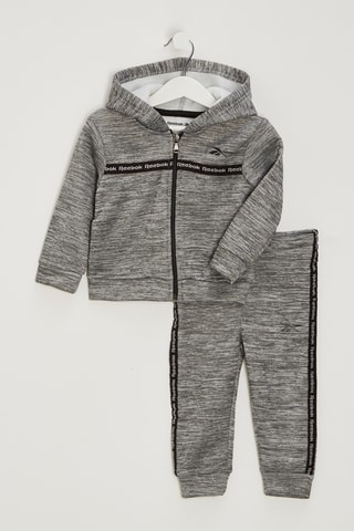 Veste de survêtement à capuche et jogging - Gris chiné