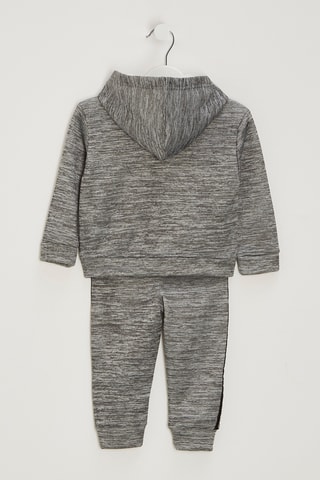 Veste de survêtement à capuche et jogging - Gris chiné