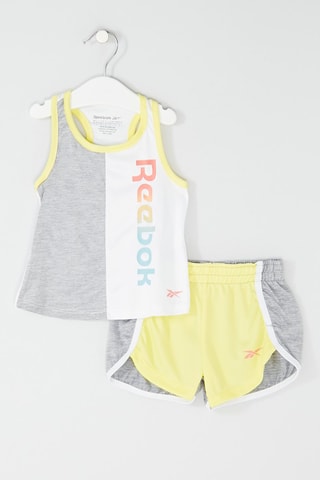 Ensemble 3 pièces - Jaune, gris et blanc