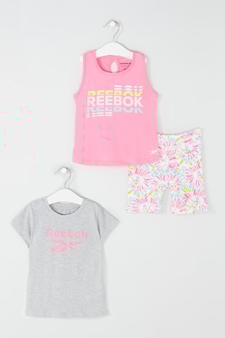 Ensemble 3 pièces - Rose et gris