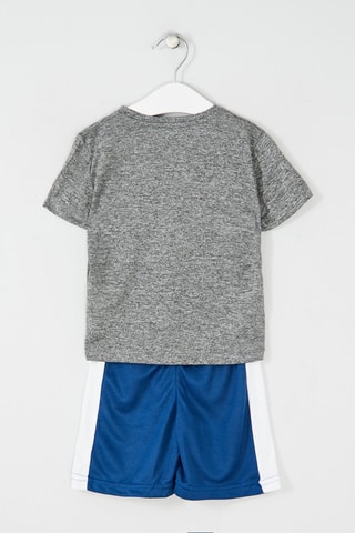 Ensemble 3 pièces - Gris chiné et bleu