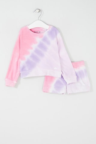 Sweat et short - Rose et blanc