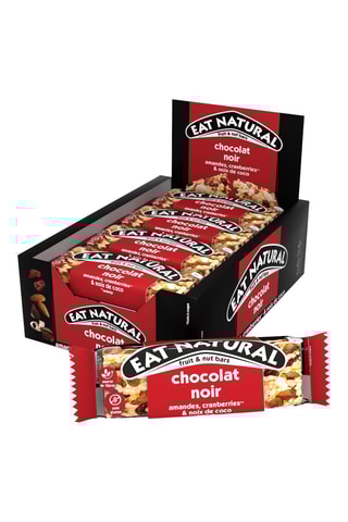 Cranberries et Chocolat noir - 12 barres