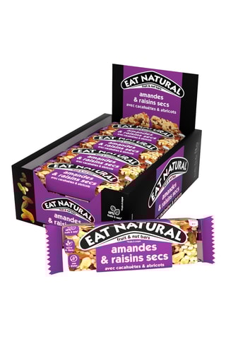 Amandes raisins secs abricots & cacahuètes - 12 barres
