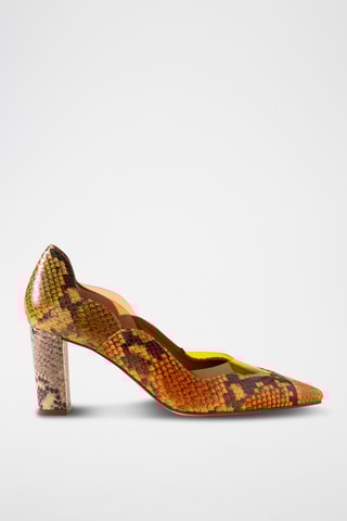 Escarpins en cuir - Orange
