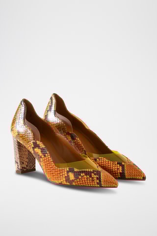 Escarpins en cuir - Orange